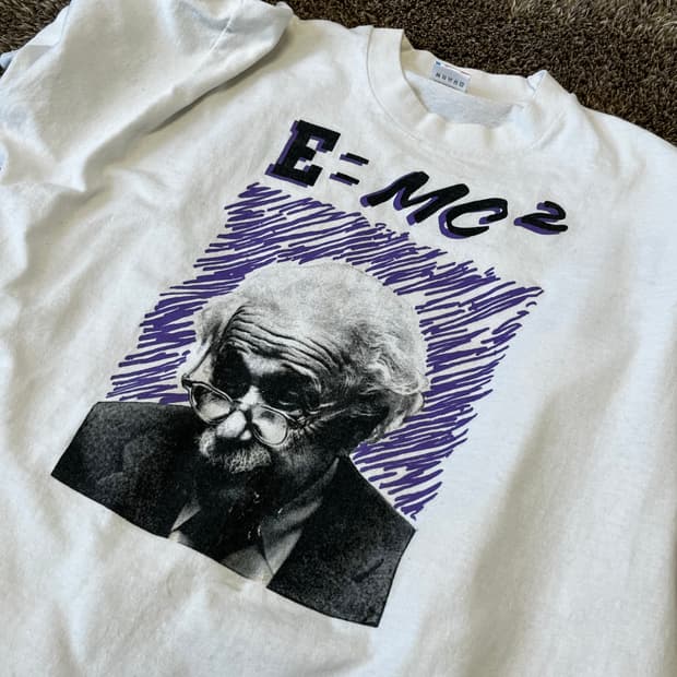90s 빈티지 아인슈타인 티셔츠 einstein tee
