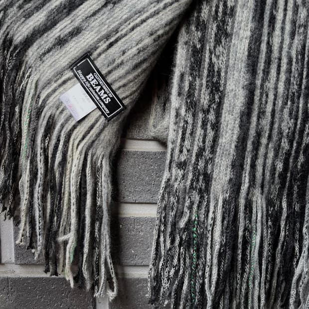 BEAMS 빔즈 스트라이프 머플러