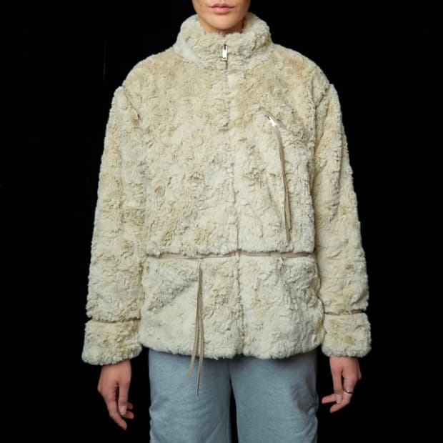 NACHE 나체 소프트 플리스 자켓_카푸치노