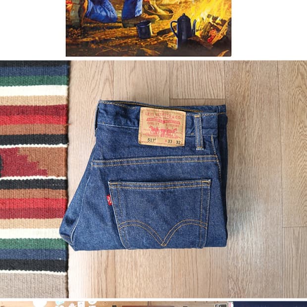 10s levis 리바이스 517 부츠컷 데님  33사이즈 멕시코 