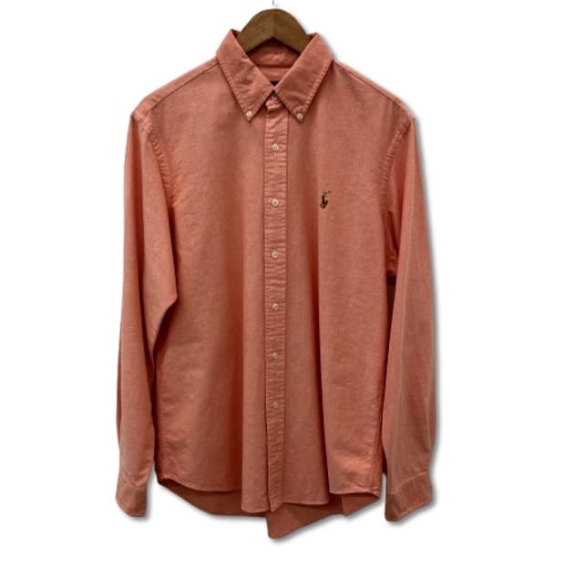 폴로 랄프로렌 클래식 버튼 다운 코랄 핑크 셔츠