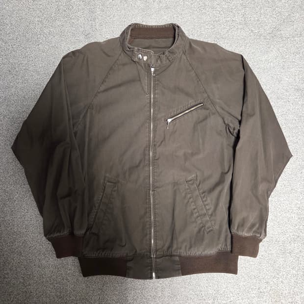 Beams 빔즈 라이더 블루종 코튼자켓 L(100)