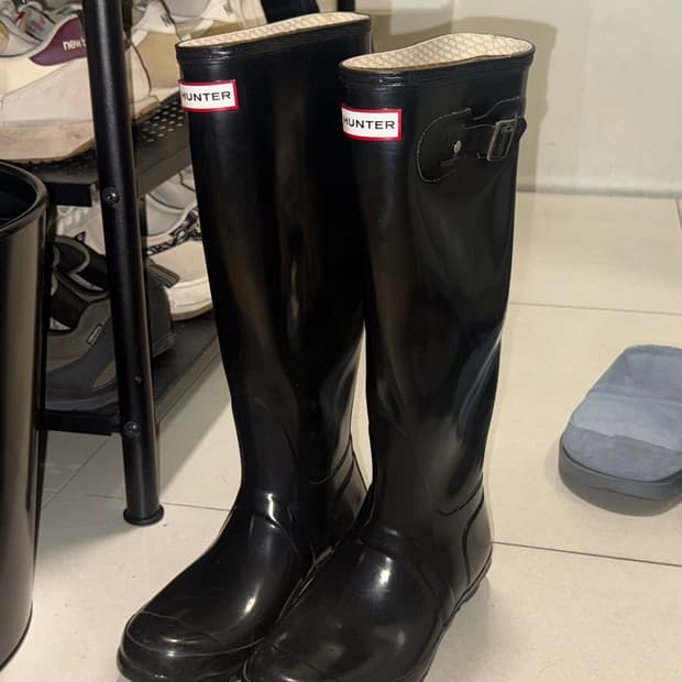 헌터 오리지널 글로스 톨 레인부츠