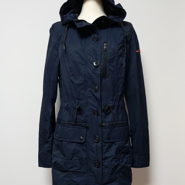 타미힐피거 여성 데님 후드 야상 자켓(XS)
