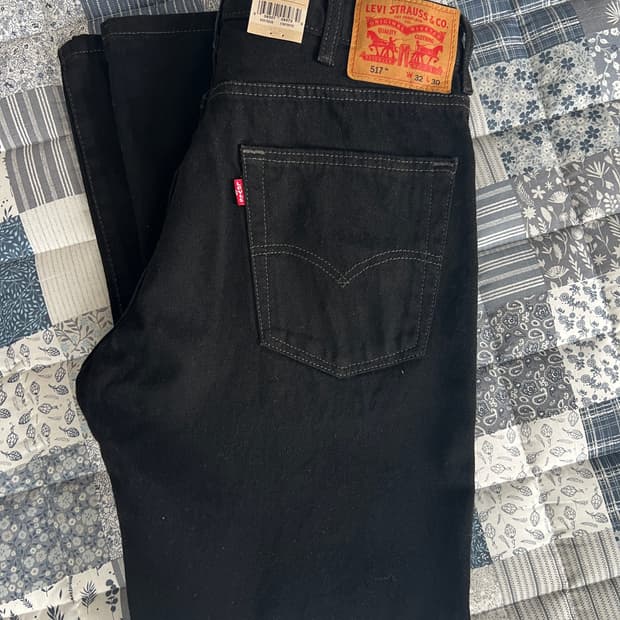 리바이스 517 블랙 / 32 x 30