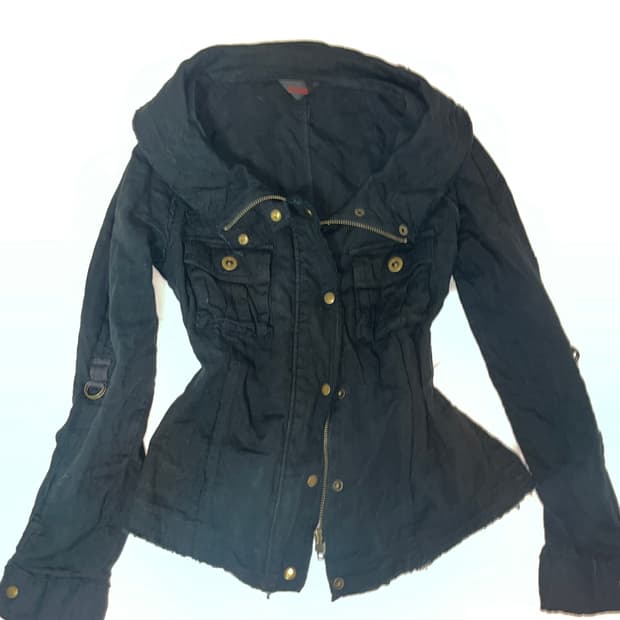 빈티지 펑크 블랙 자켓 펑투케 y2k clum 고스 미사깔 아케호무