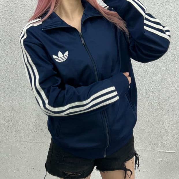 아디다스 파이어버드 네이비 트랙탑 100