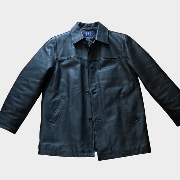 (M) 올드갭 레더 카코트 Old gap