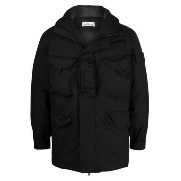 스톤아일랜드 고어텍스패딩/블랙/xl