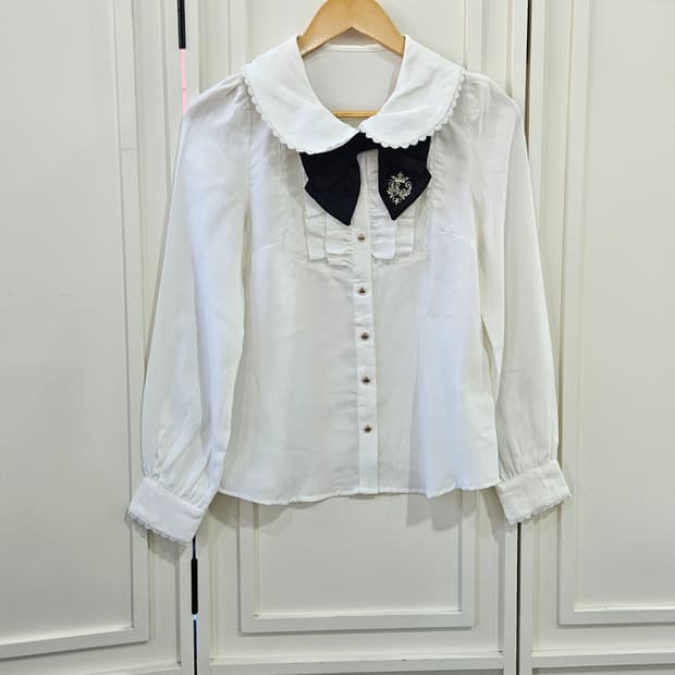 시크릿허니(Secret Honey)리본 블라우스