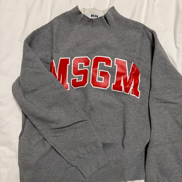 MSGM mock neck sweatshirt