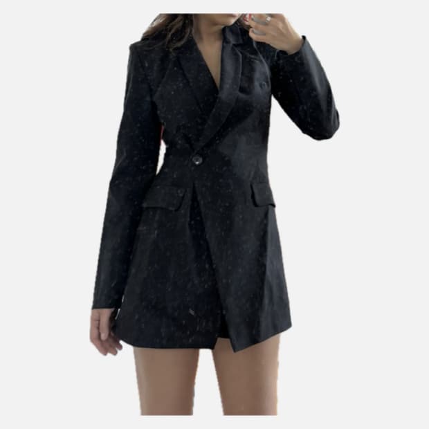 자라 ZARA 블랙 정장 블레이저 미니원피스