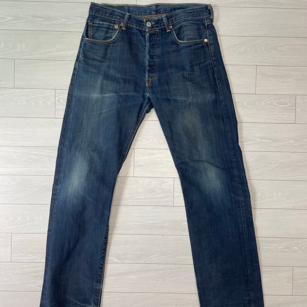 Levi’s 501 데님 팬츠 (중청 워싱)