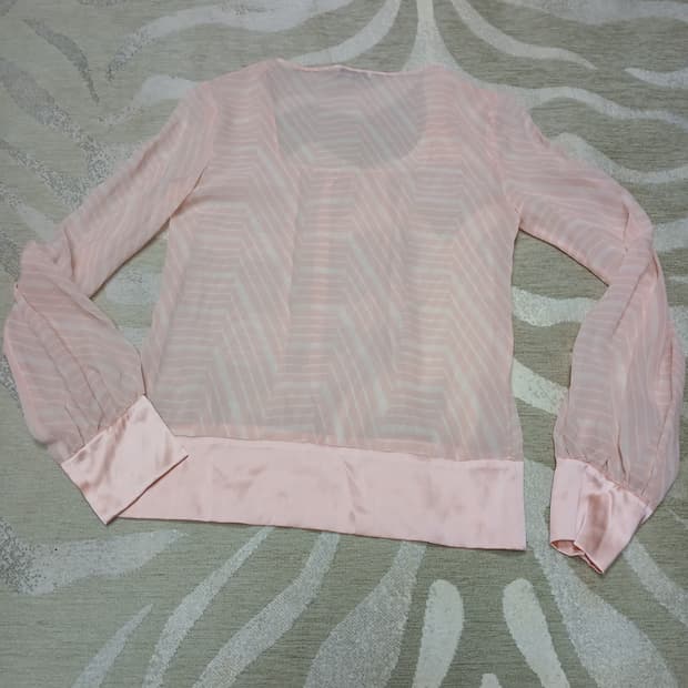 까사렐 cacharel 쉬폰 블라우스40 