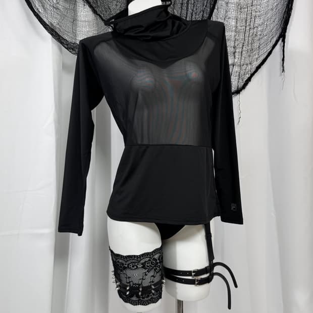 fila see through t-shirt