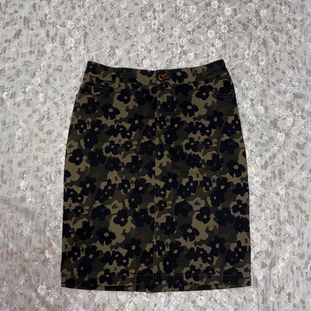 Flower military skirt