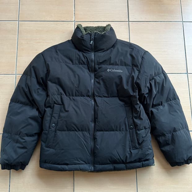컬럼비아 리버시블 구스다운패딩