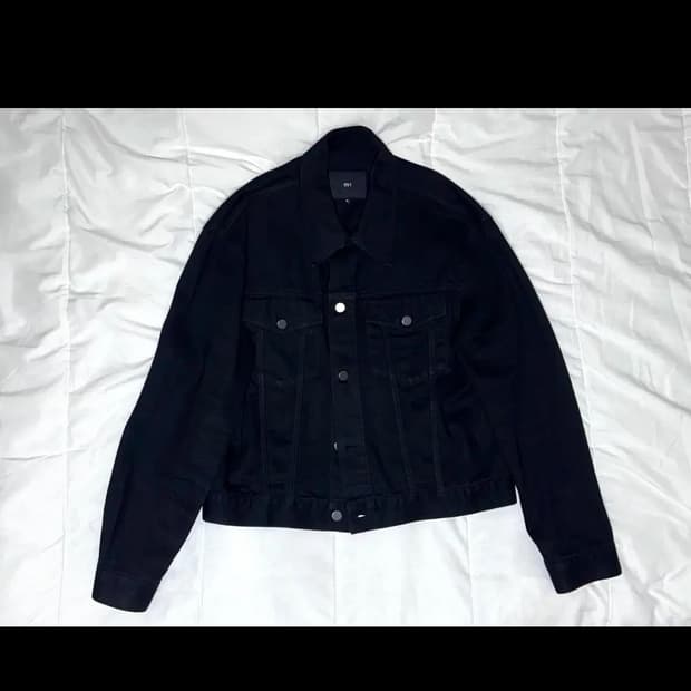   플랙 트러커 자켓 P051 블랙 m 