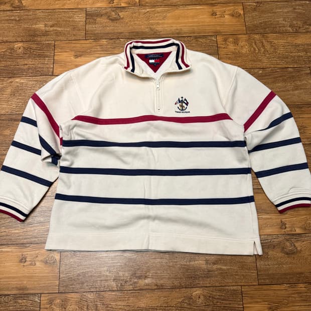 타미힐피거 올드스쿨 카라 반집업