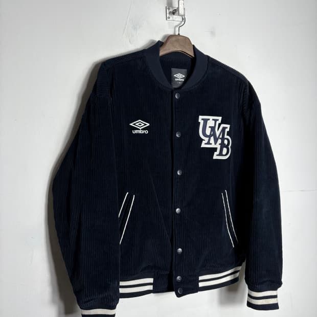 Umbro 엄브로 네이비 코듀로이 바시티 점퍼