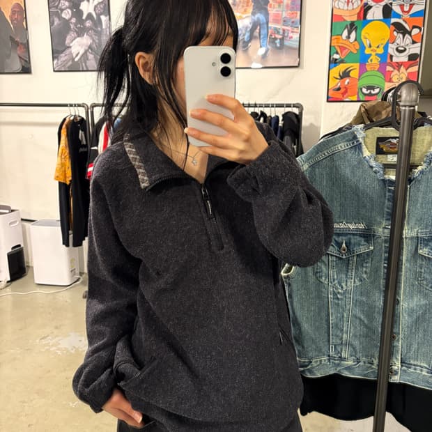 버버리 후리스 집업