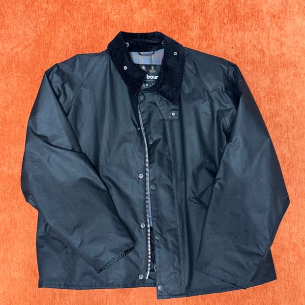 바버 트랜스포트 왁스 자켓 40사이즈