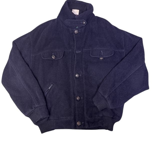 빈티지 7080s 아디다스 울 블루종 자켓 50