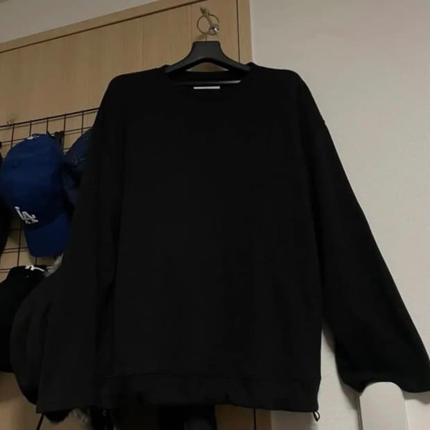 [M]제로 스트링리브드티셔츠