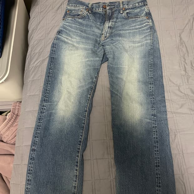 빅존 셀비지 워싱데님 32 사이즈