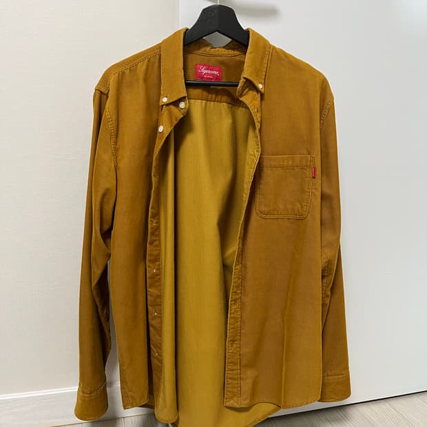 슈프림 코듀로이 셔츠 M