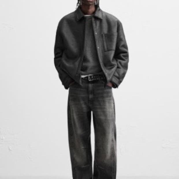 자라 가죽자켓 블랙 판매합니다