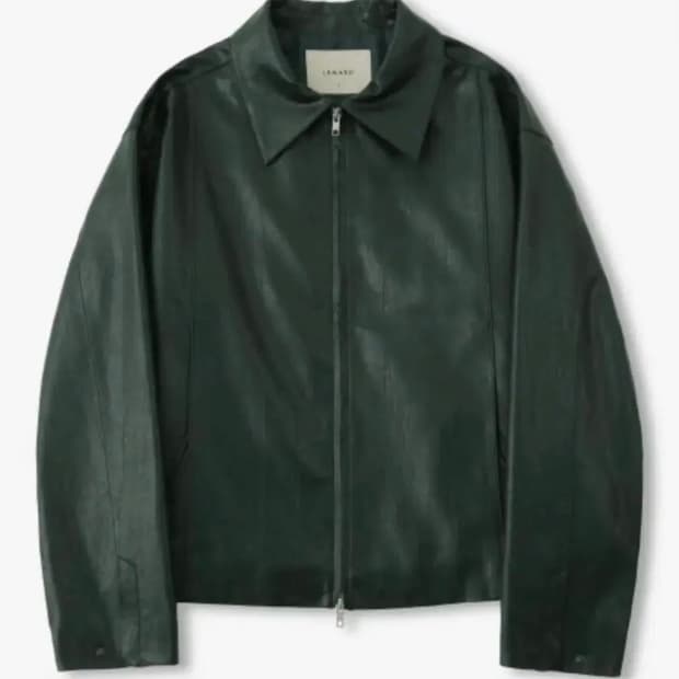 3사이즈) 르마드 비건 레더 오버핏 싱글 자켓 XL