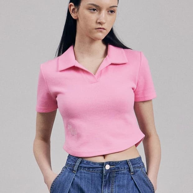 오디너리 홀리데이 반팔 크롭