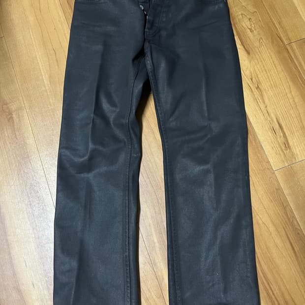 31) 헬무트랭 왁스드 코팅 데님 부츠컷