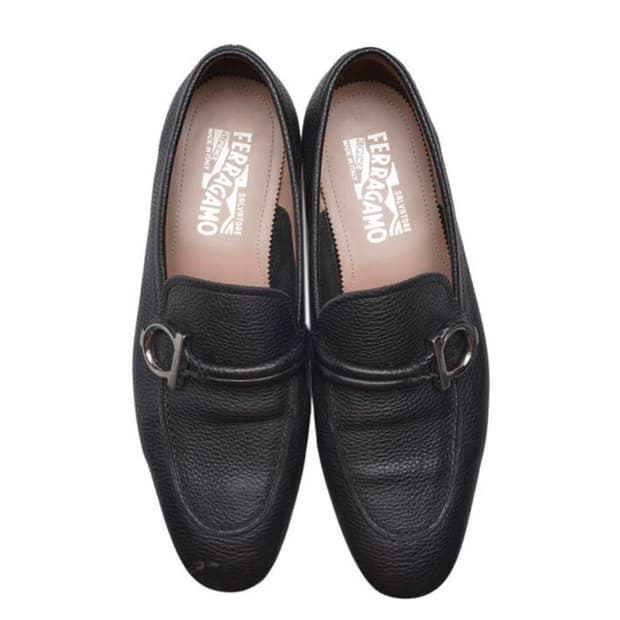 살바토레 페라가모 간치니 은장 로퍼 265