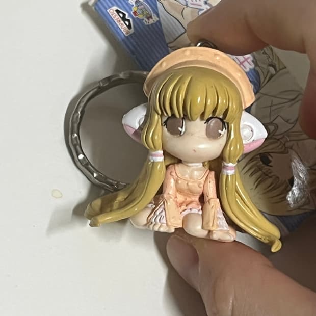 [고전/레어]피타텐 미소녀 피규어 키링