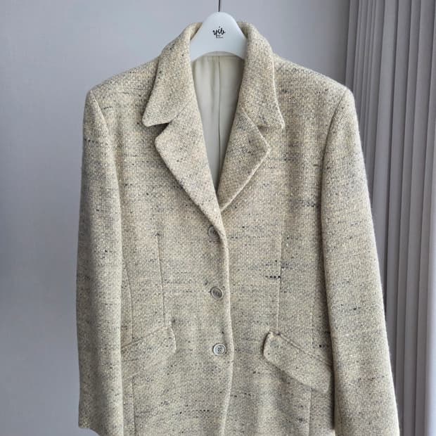 빈티지 정장 투피스 블레이져 치마 세트