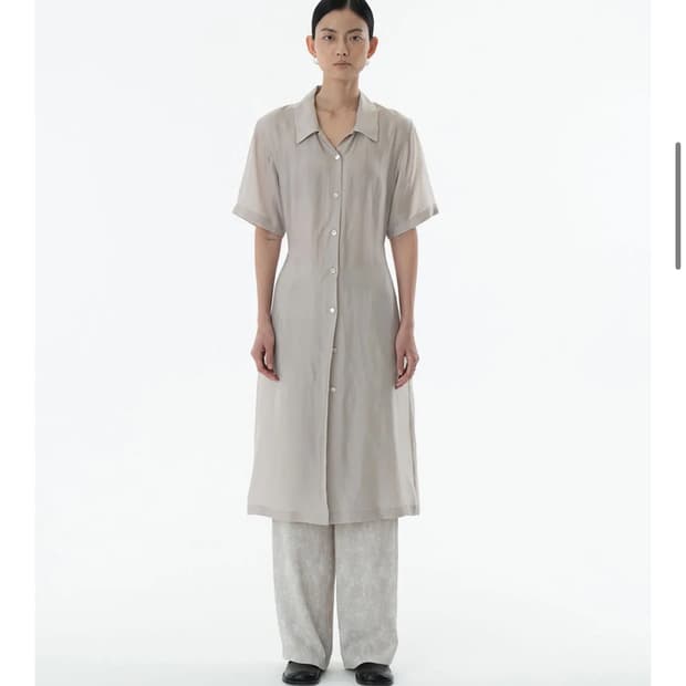 아모멘토 셔츠 원피스