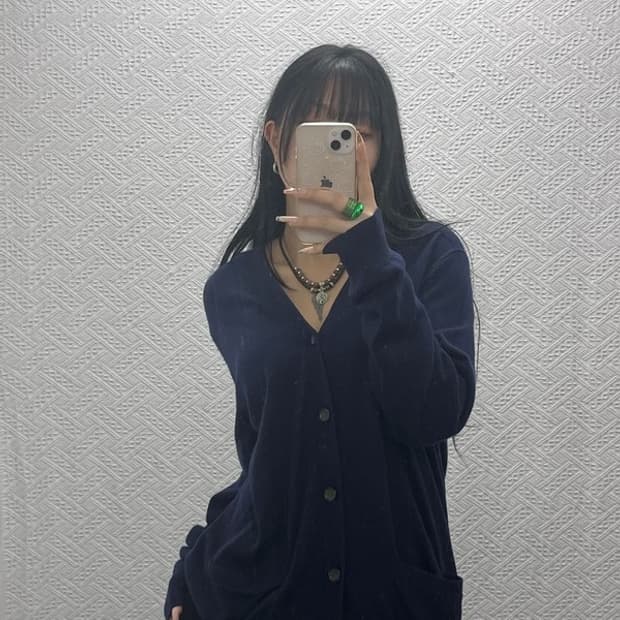 폴로 랄프로렌 빈티지 여리핏 메리노울 니트 가디건 L C08331