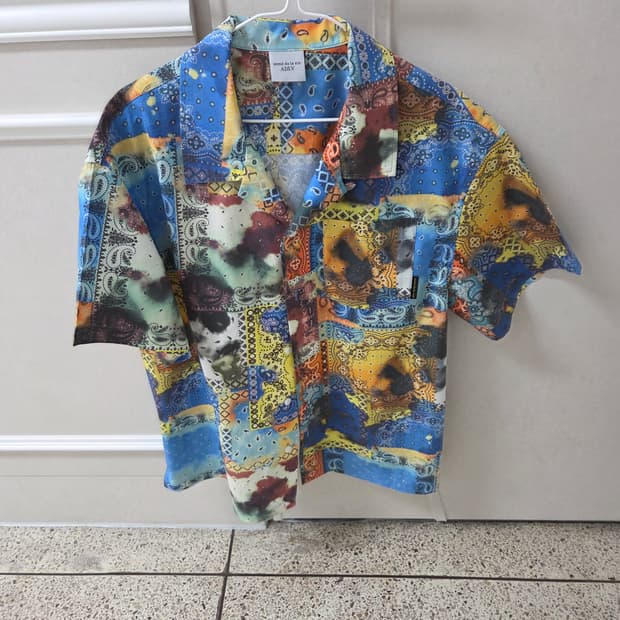 아크메드라비 ADLV 반팔 셔츠 페이즐리 셔츠