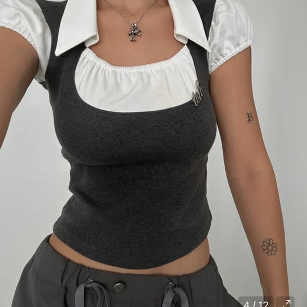 Toh dolly top 차콜