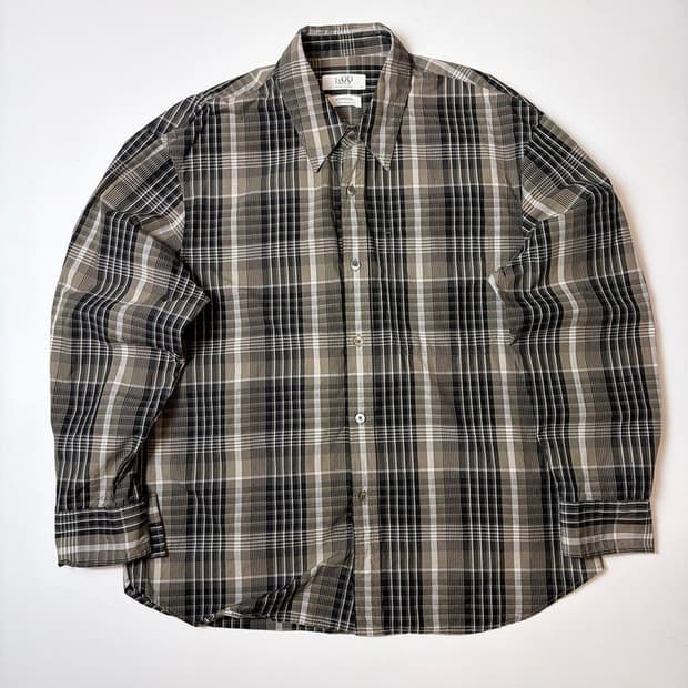 엘무드 쿠와무라 코튼 체크 셔츠 PN9441