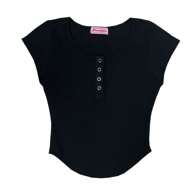 플리즈노팔로우 제니탑 블랙