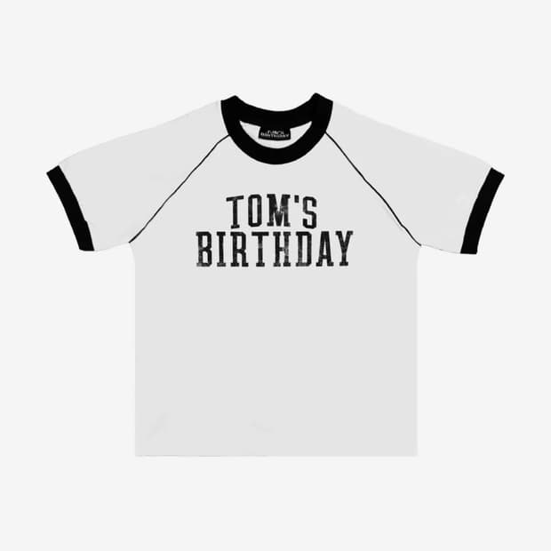 톰스벌스데이 링거 티셔츠 블랙 2 사이즈