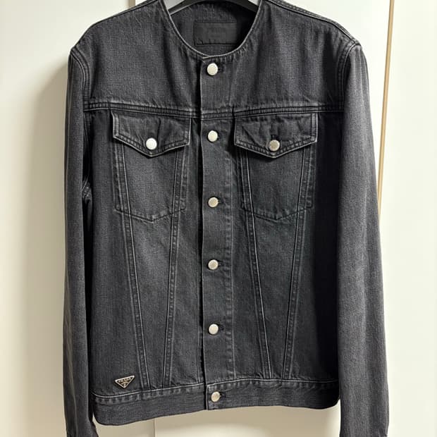 Prada 프라다 흑청 데님 자켓 M