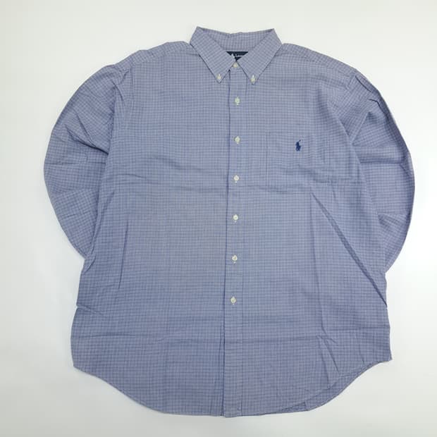 Co987 XL 폴로 랄프로렌 마이크로하운드투스 긴팔 셔츠 남방