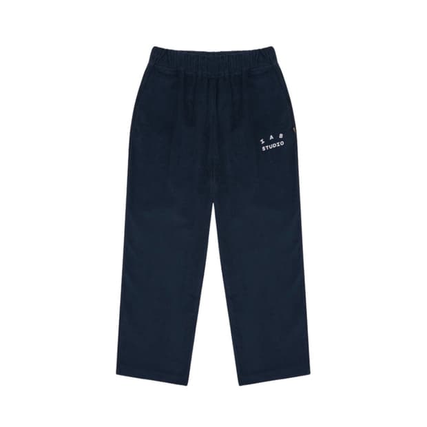 아이앱 스튜디오 코듀로이 팬츠 미드나잇 블루