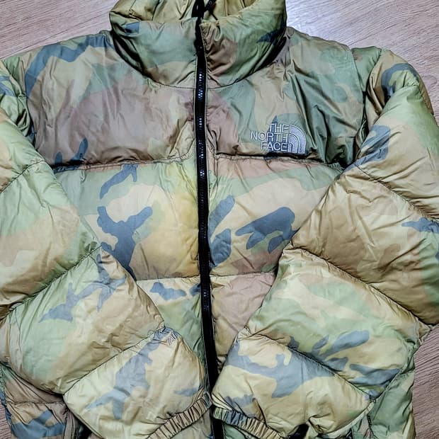 노스페이스 눕시 카모 센터로고 일본판