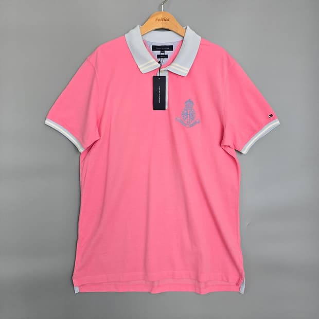새제품) 타미힐피거 DENNY 폴로셔츠 케네디핑크 XXL