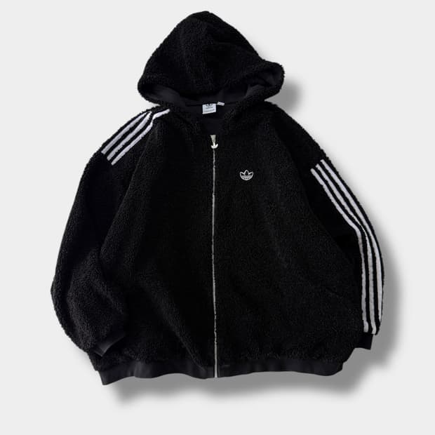 아디다스 플리스 후드자켓